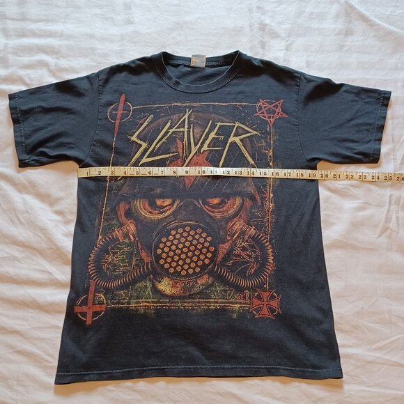 2010 Yazbek Slayer Snuff T-Shirt Adult Size Medium Heavy Metal - Picture 8 of 9